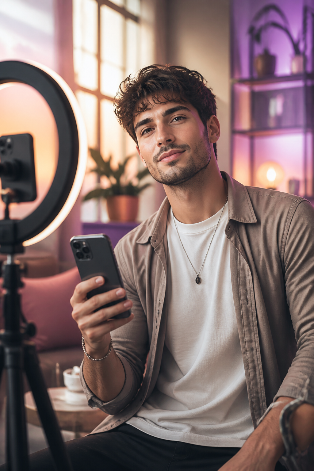 Male influencer onboarding